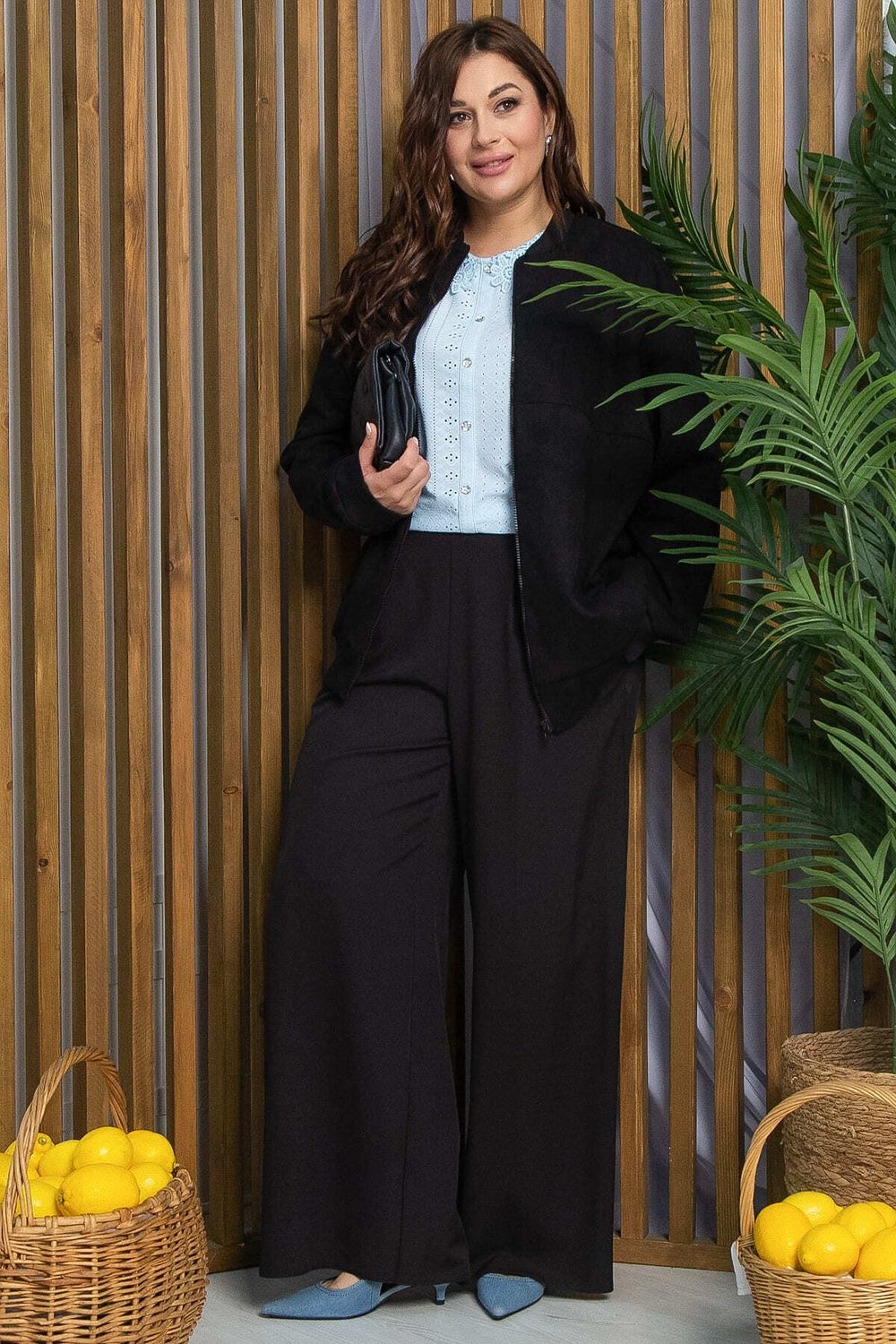 Бомбер Моя судьба (черный) Б13293-13М LT Collection