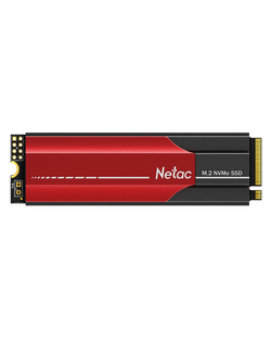 Ssd накопитель Netac SSD N950E Pro 2TB PCIe 3 x4 M.2 2280 NVMe 3D NAND, R/W up to 3500/3000MB/s, IOPS(R4K) 400K/380K, TBW 1600TB, 2048MB DRAM buffer, with heat sink, 5y wty