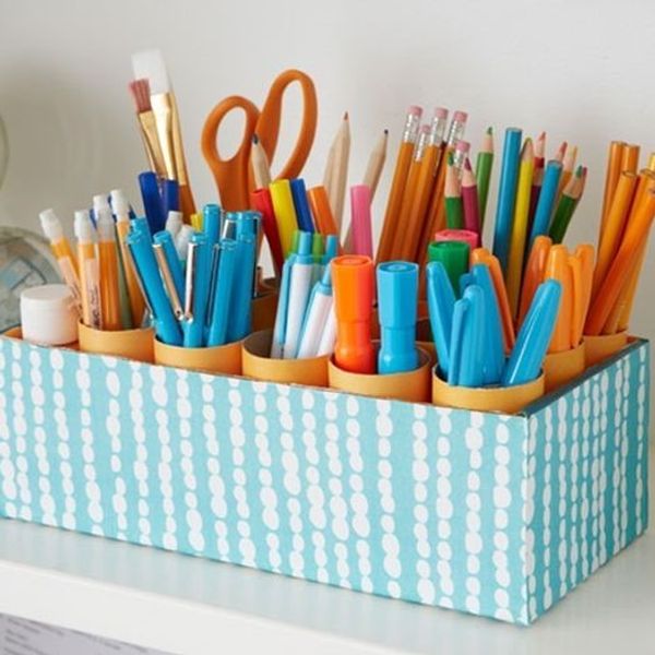 Организации хранения карандашей и фломастеров