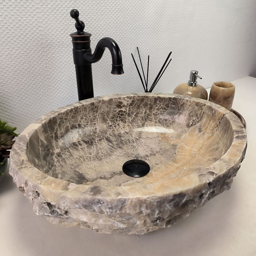 Раковина из оникса Erozy Grey EO-62294 51*41*15 0093