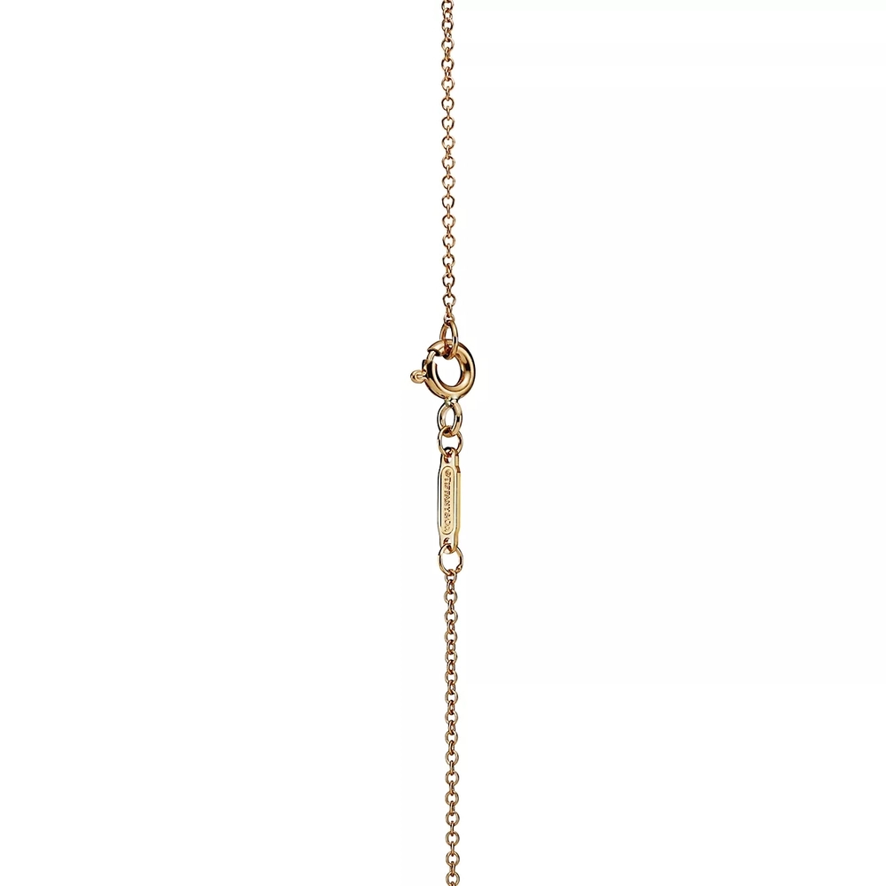Подвеска из жёлтого золота с бриллиантами, Tiffany 💎 Atlas.