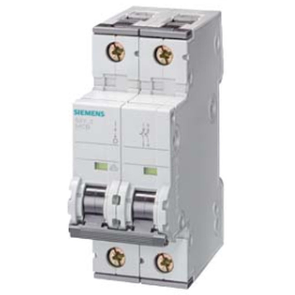 Выключатель автоматический 2П 6А характеристика С 6кА Uном=400В АС Siemens 5SY6206-7