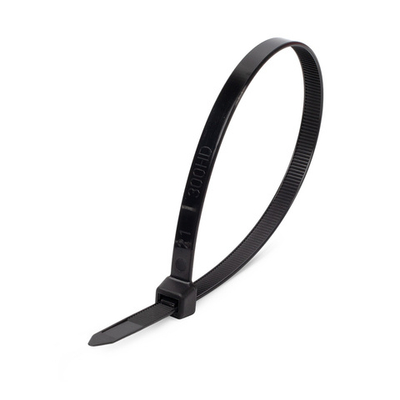 Стяжки нейлоновые КСС 4*370 (ч) (100шт.) (Fortisflex)