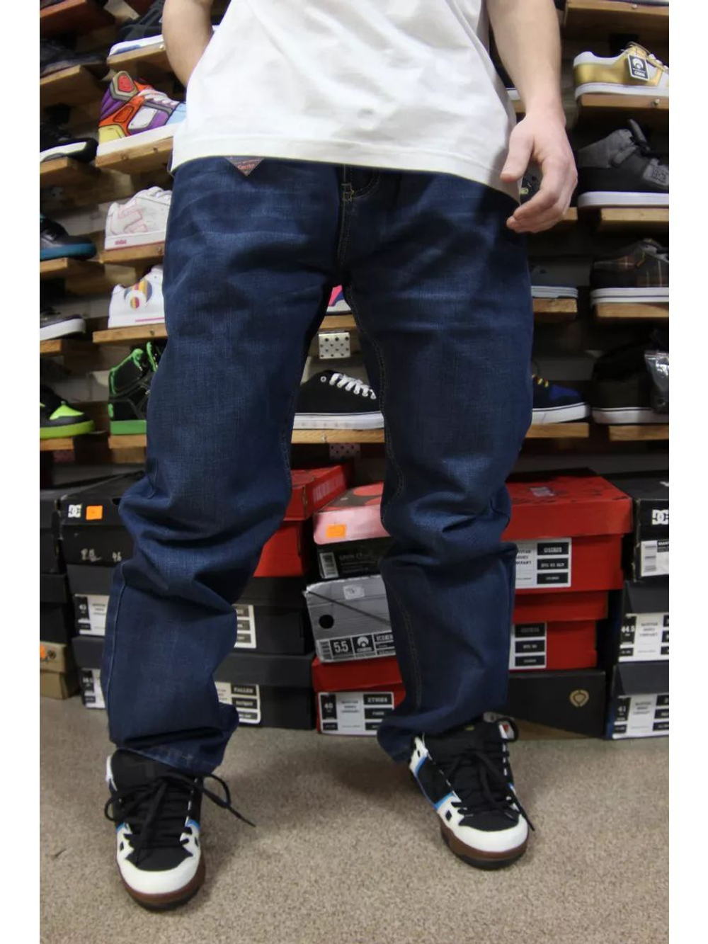 Джинсы прямые широкие трубы от Savitar Shoes Company