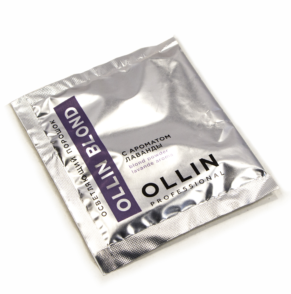 Ollin Blond Порошок осветляющий, с ароматом лаванды, в саше, 30 гр