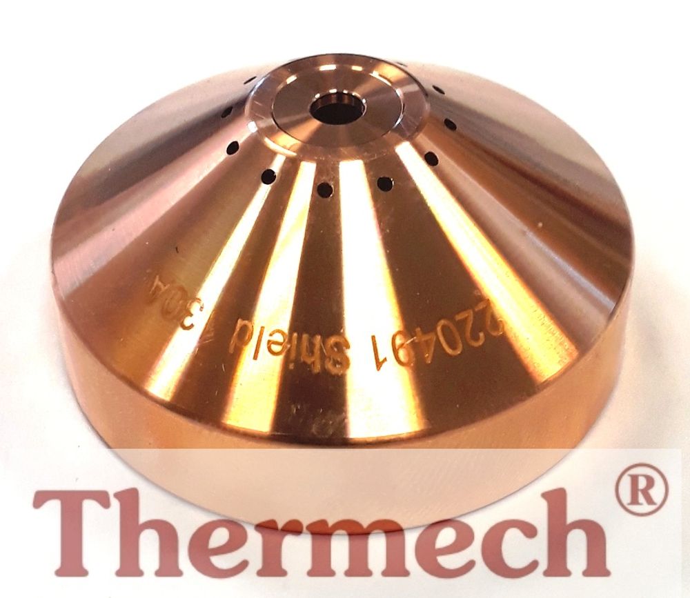 220491 Экран / Колпак / Shield 130A, кислород (О²), для механизированной плазменной резки Hypertherm гипертерм