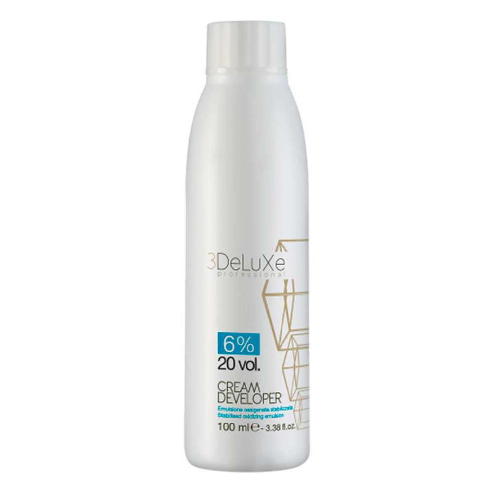 Крем-окислитель 6% 20Vol 3DeLuXe Cream Developer 100мл