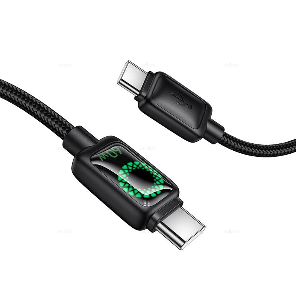 Hoco U146 Mundo 60w зарядный кабель для передачи данных от Type-C до Type-C