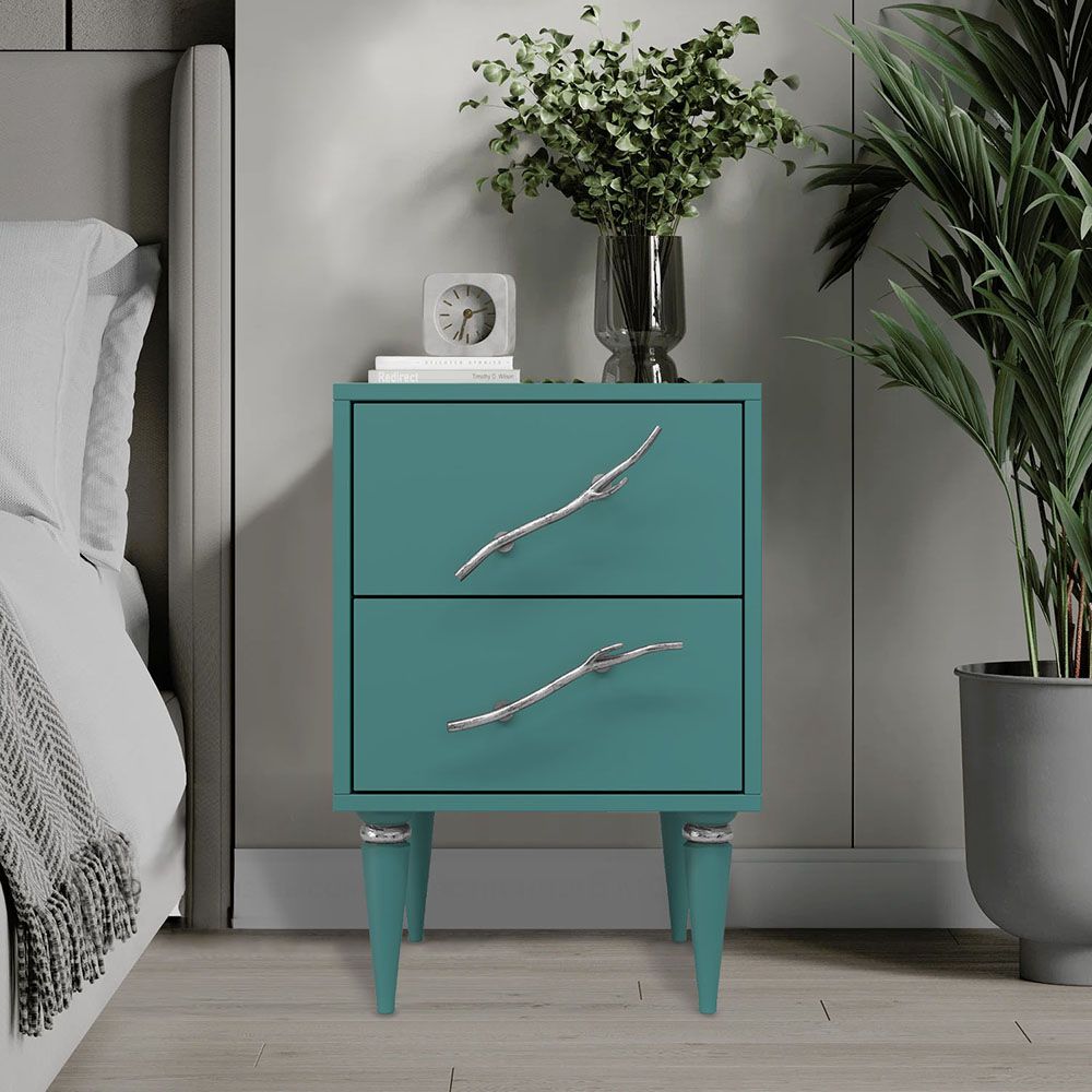 Тумба Арт Колор matte Классик Сильвер Пастельно-синий матовый