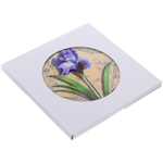 Подставка керамическая 20 см «Ирисы»