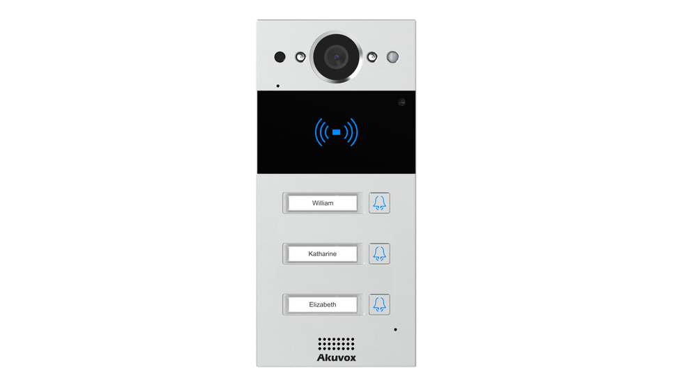 Akuvox R20BX3 SIP video doorphone (in-wall)