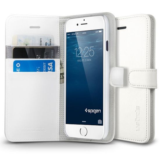 Spigen SGP Case Wallet S for iPhone 6 / 6S White SGP10973