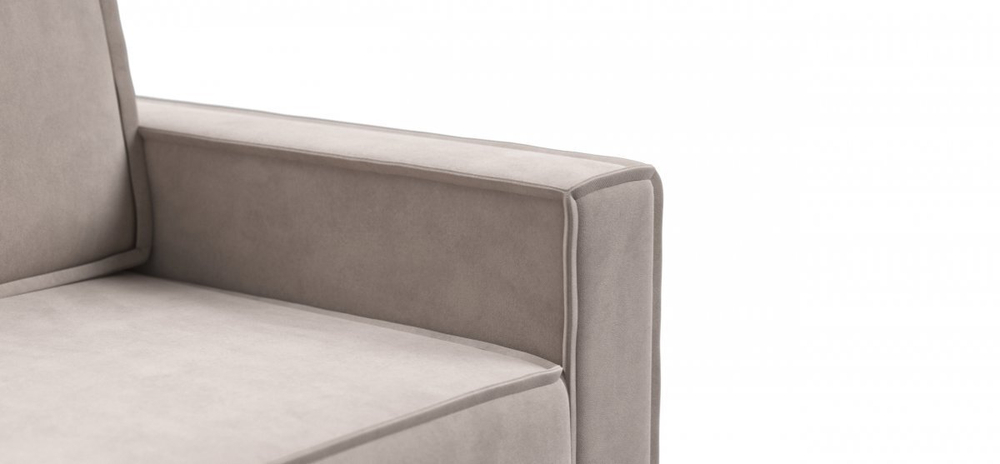 Диван Норд двухместный Велюр Монолит латте