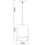 Подвесной светильник Arte Lamp SERENATA A3479SP-1CC
