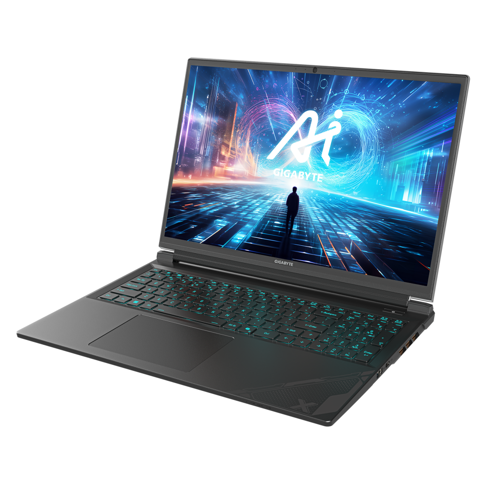Ноутбук GIGABYTE G6X 2024 9MG i7-13650HX 16Gb SSD 1Tb NVIDIA RTX 4050 6Gb 16 WUXGA IPS Cam 73Втч No OS Темно-серый 9MG-42KZ854SD
