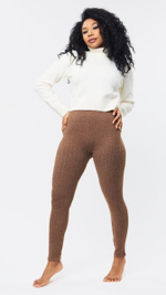 Лосины жен. Монголия вязка косичкой Ш005