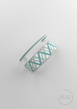 Схема PEYOTE, Схема браслета мозаичное плетение, узор из Miyuki Delica 11/0, файл PDF, №173