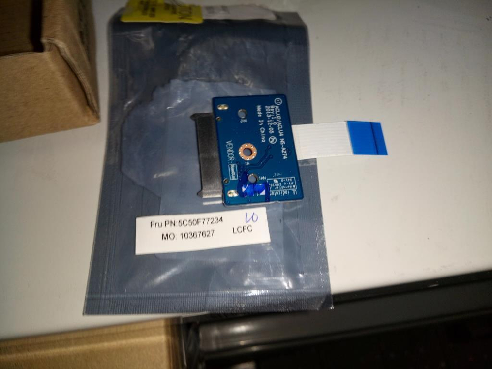 Плата подключения привода DVD для ноутбука Lenovo G50-45, с кабелем (5C50F77234), оригинал