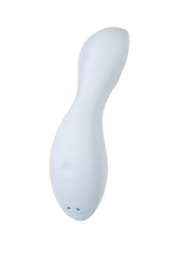Вакуумный стимулятор клитора Satisfyer Curvy Trinity 5+, голубой