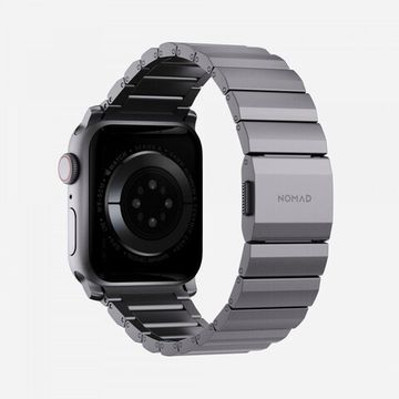 Ремешок Nomad Aluminum Band SPACE GRAY - Apple Watch 7 (45mm)/6/SE/5/4 (44mm)/3/2/1 (42mm), серый космос