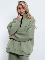 Свитшот на молнии Everest Олива