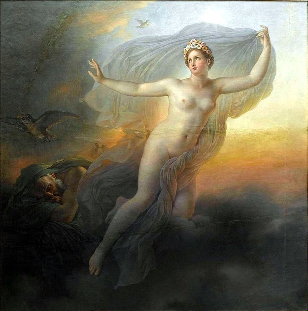 Anne-Louis Girodet de Roucy-Trioson (1767-1824) - эротическое искусство французского художника