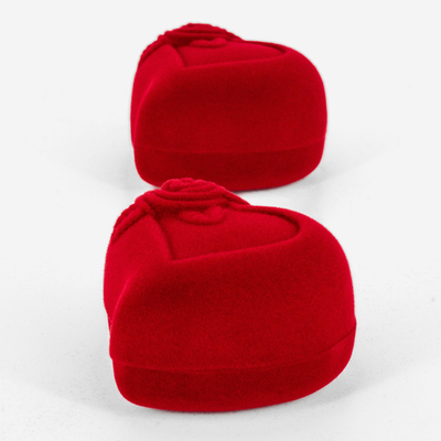 Футляр сердечко среднее с цветком, серия "Романтика".