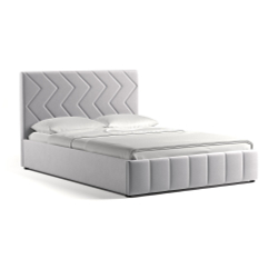 Кровать Милана 180 серая