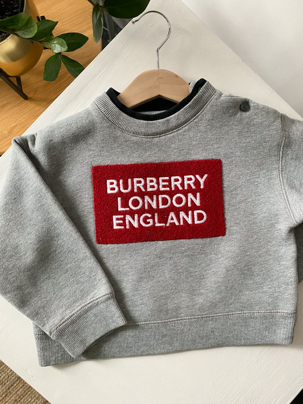 Хлопковая толстовка Burberry, 92