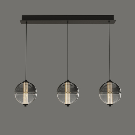 Подвесной светильник MD24022079-3B black/smoky