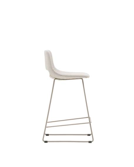 Полубарный стул Zahara, 65 см, бежевый с бежевыми ножками