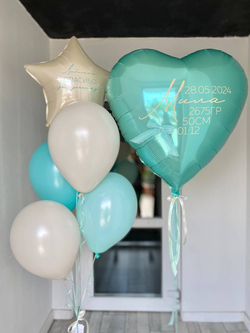 Воздушные шары на выписку девочки №763