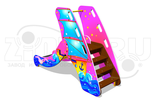 Детская горка «Парусник»