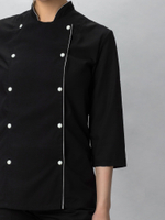 Китель повара женский черный "Джет"