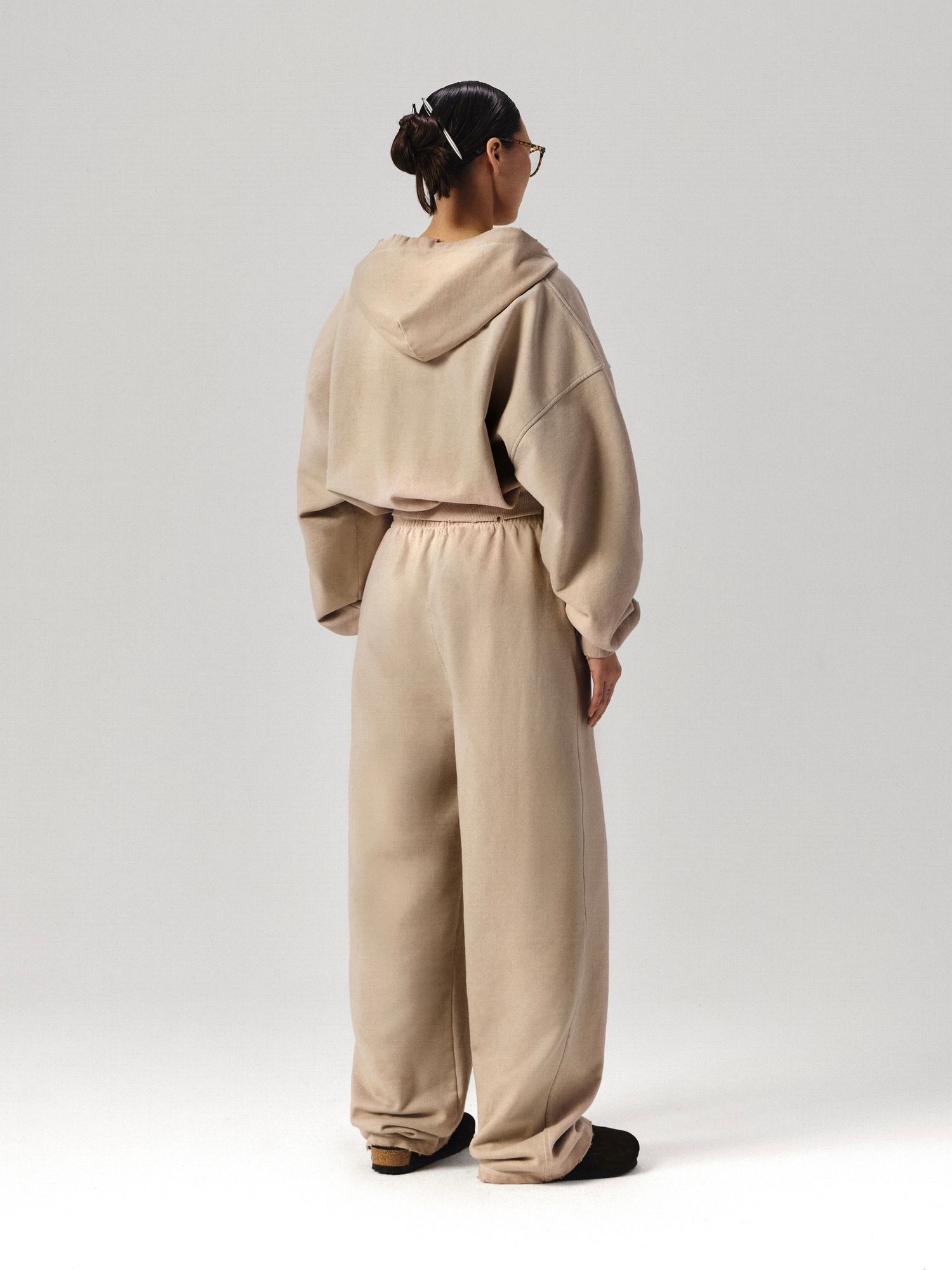 брюки track, песок