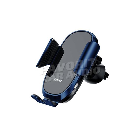 Держатель Baseus SMART металл стекло воздуховод шарнир синий