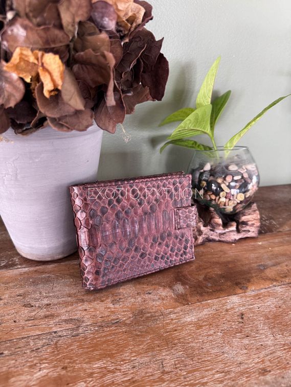 Бифолд кошелек из кожи питона WA-255