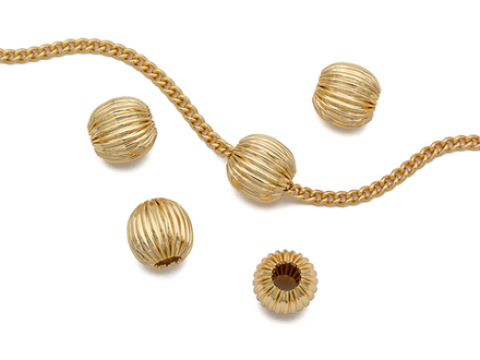 Бусина "Рифлёная" 10,5мм (1 штука)