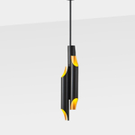Pendant design lamp  Galliano 3 by Delightfull (Black)