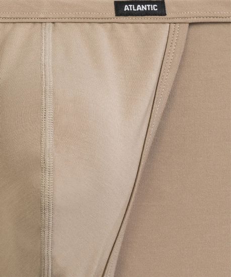 Мужские трусы (1шт) танга Atlantic MP-1587, микромодал, бежевый