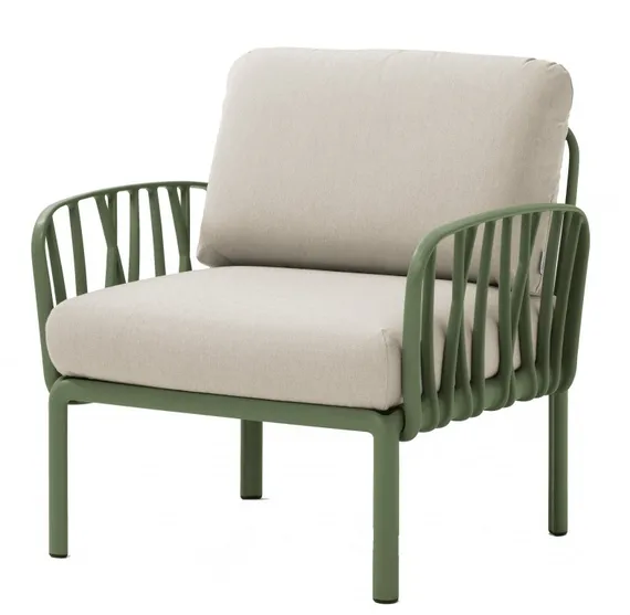 Уличное кресло Komodo Poltrona, агава, панама