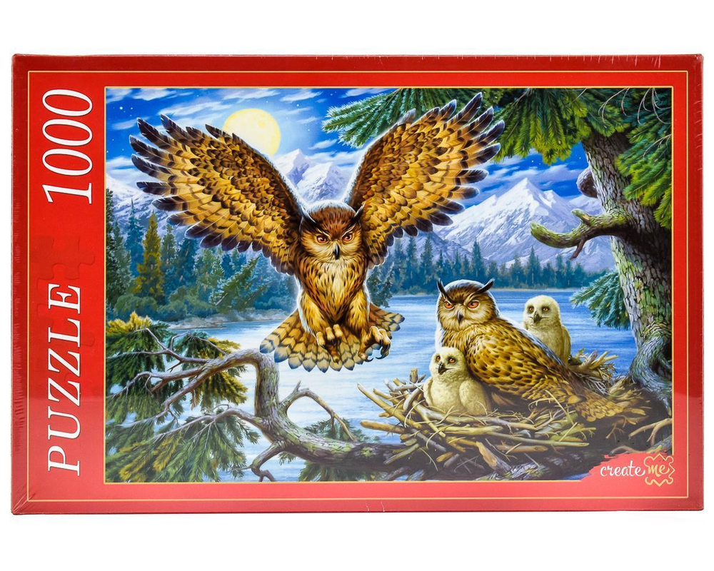 Пазл 1000эл. "Совы" (Ф1000-6808)