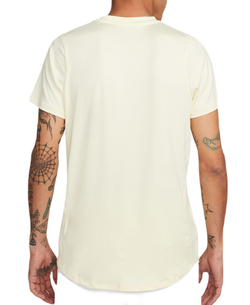 Мужское теннисное поло Nike Court Dri-Fit Advantage Polo - alabaster/black