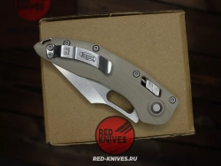 Нож Microtech Stitch Ram-Lok - рукоять песочный G10, клинок стоунвош RK-457