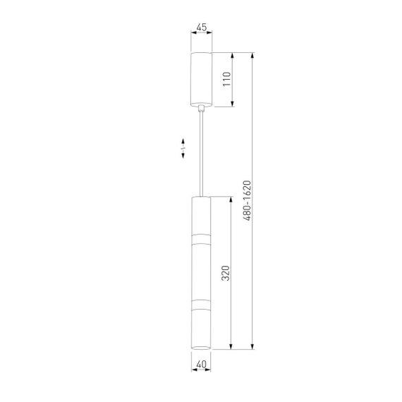 Подвесной светодиодный светильник Eurosvet Axel 50210/1 LED белый