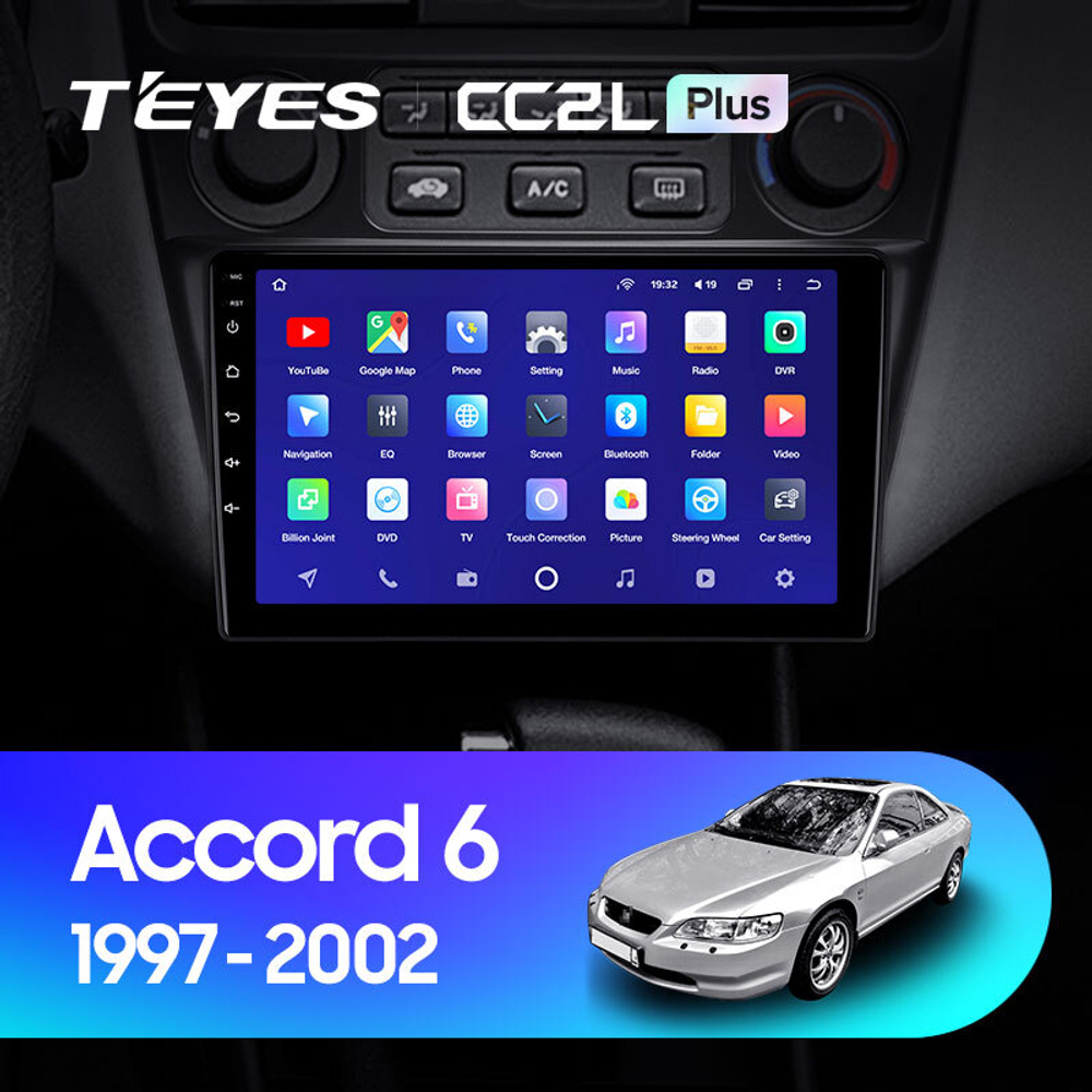 Teyes CC2L Plus 9" для Honda Accord 6 1997-2002