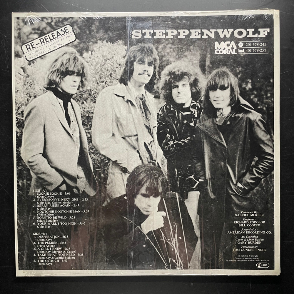 Steppenwolf ‎– Steppenwolf (Германия 1981г.)