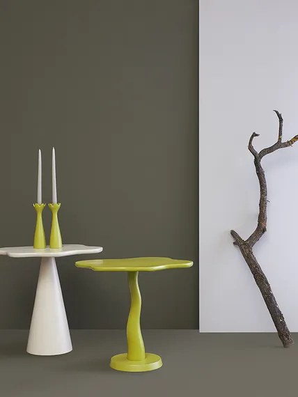 Столик приставной fluid, 56х49 см, лайм