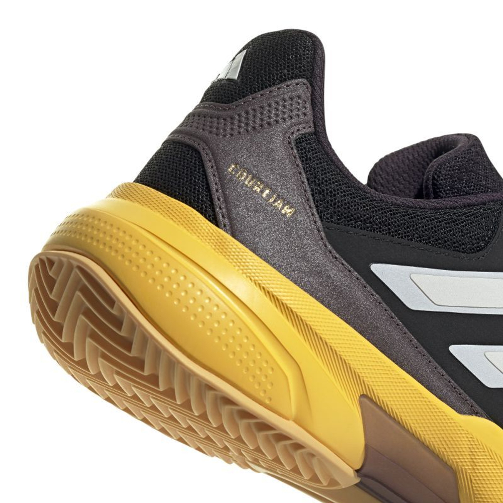 Мужские кроссовки теннисные Adidas CourtJam Control 3 - черный