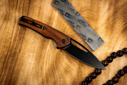 Нож SENCUT Mims сталь 9Cr18MoV рукоять Wood Guibourtia Wood